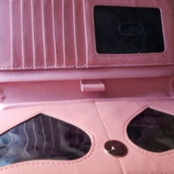 HTF Pink Glitter Lux De Ville V8 wallet EUC - Picture 6 of 11